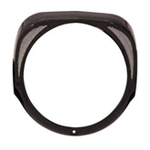 Ciro3D Indicators - Daylight Running Light Black Fang® Headlight Bezel with White LED Running Lights and Amber Turn Signals, '14-up